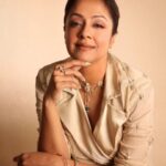 Jyothika Instagram - The classic beige! Styling @radhikamehra Assisted by @keyurisangoi Hair @prachina_hair Make up @devikasingh2 Photography @pranav.foto Outfit @akok.in Jewellery @sheetalzaveribyvithaldas