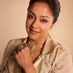 Jyothika Instagram - The classic beige! Styling @radhikamehra Assisted by @keyurisangoi Hair @prachina_hair Make up @devikasingh2 Photography @pranav.foto Outfit @akok.in Jewellery @sheetalzaveribyvithaldas