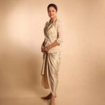 Jyothika Instagram - The classic beige! Styling @radhikamehra Assisted by @keyurisangoi Hair @prachina_hair Make up @devikasingh2 Photography @pranav.foto Outfit @akok.in Jewellery @sheetalzaveribyvithaldas