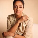 Jyothika Instagram - The classic beige! Styling @radhikamehra Assisted by @keyurisangoi Hair @prachina_hair Make up @devikasingh2 Photography @pranav.foto Outfit @akok.in Jewellery @sheetalzaveribyvithaldas