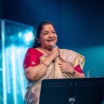 K. S. Chithra Instagram - Snaps from Nambiar Builders Chithra Varnam 2024 in Naperville, IL, United States · #Chitravarnam2024 #ChitraVarnam