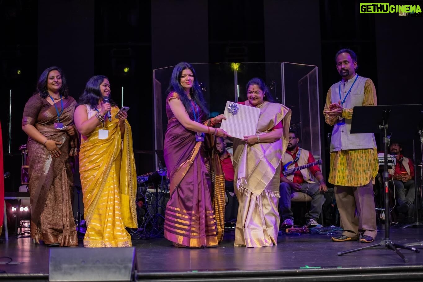 K. S. Chithra Instagram - Snaps from Nambiar Builders Chithra Varnam 2024 in Naperville, IL, United States · #Chitravarnam2024 #ChitraVarnam