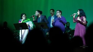 K. S. Chithra Instagram - Snaps from Nambiar Builders Chithra Varnam 2024 in Dallas, Texas. #Chitravarnam2024Dallas #ChitraVarnam #ChitraVarnam2024 #ImaxEntertainment