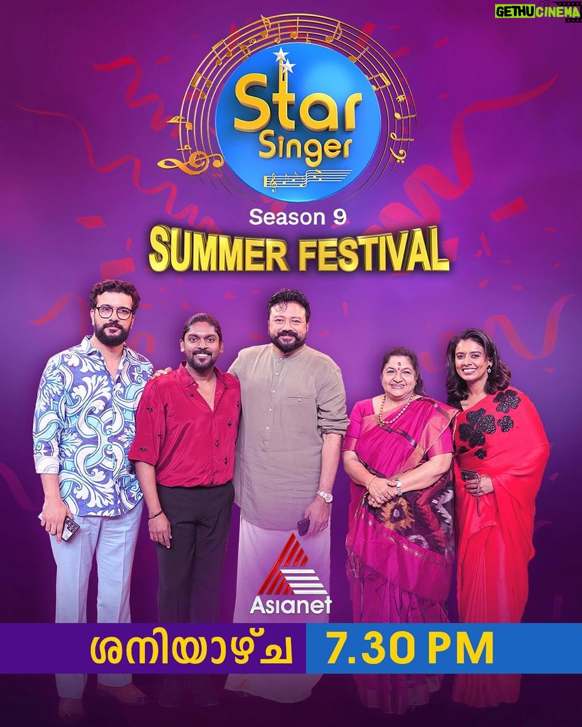 K. S. Chithra Instagram - #StarSingerSeason9 #MusicRealityShow #StarSinger #Asianet @asianet