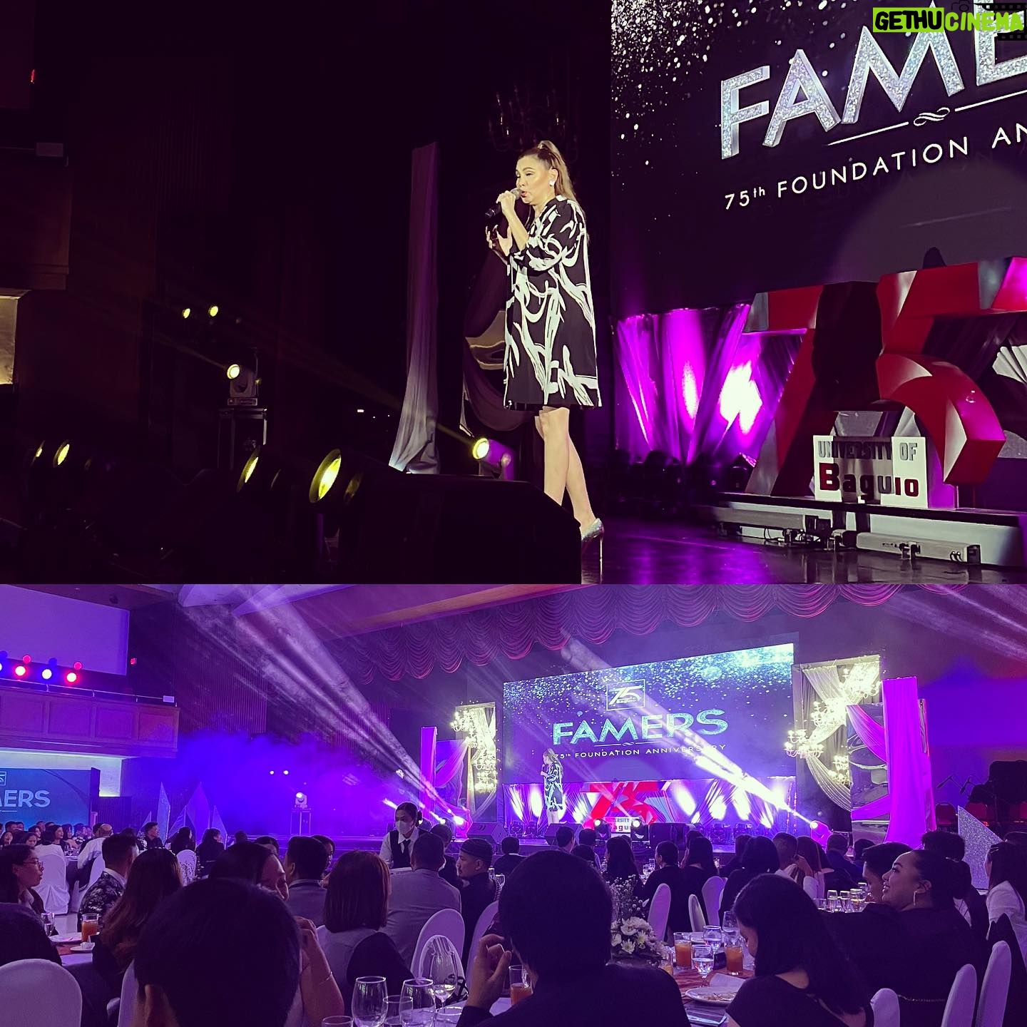 K Brosas Instagram - Happy 75th Anniversary, University of Baguio! Special thanks to madam @gen7waltrix! lablablab! Labada pa more! 🥰🙏