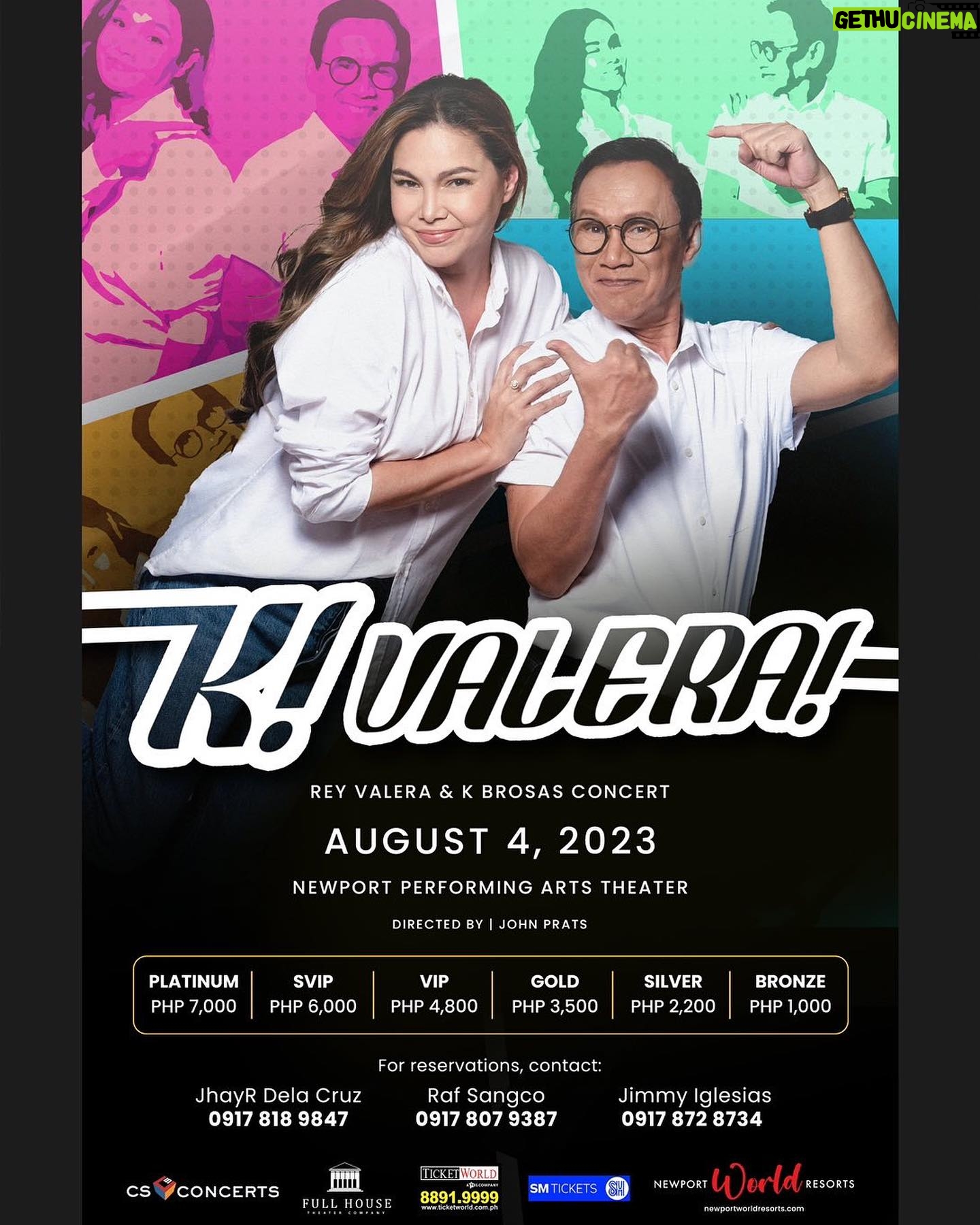 K Brosas Instagram - She used to be mine (swipe sa maiksing vid) ..1st time ko kakantahin tong fave song ko sa concert namin ni sir rey.. haaay ang saket syet! sana maka watch kayo! nasa poster details! #KValera 🥺🥹🥰