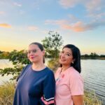 K Brosas Instagram - Done na sa taping.. haggard pero masaya… sumulong kami tubig at mud para kumuha ng talaba at crabs at nanghuli ng hipon.. at nag luto etc.. thanks miss @iamkaradavid 😊😅