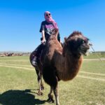 K Brosas Instagram - Day 4 Mongolia.. semi gobi desert tour keme.. 4 hrs papunta pero keri lang kc ang ganda ng scenery.. walang katapusan ng kabundukan at lupain, nagkalat lang mga horses, goats, cows, at daming lumilipad na eagles etc.. at perfect weather! napaka laki ng gobi desert kaya sa pinaka malapit lang kami pumunta para makapag meet and greet sa mga camels.. thanks sa aking nice na naman na tour guide @tsoki8 .. byutipul day! lablablab! #galawgalawbagopumanaw #wanderlust #solotraveler #alonebutnotlonely 😅🥰🙏