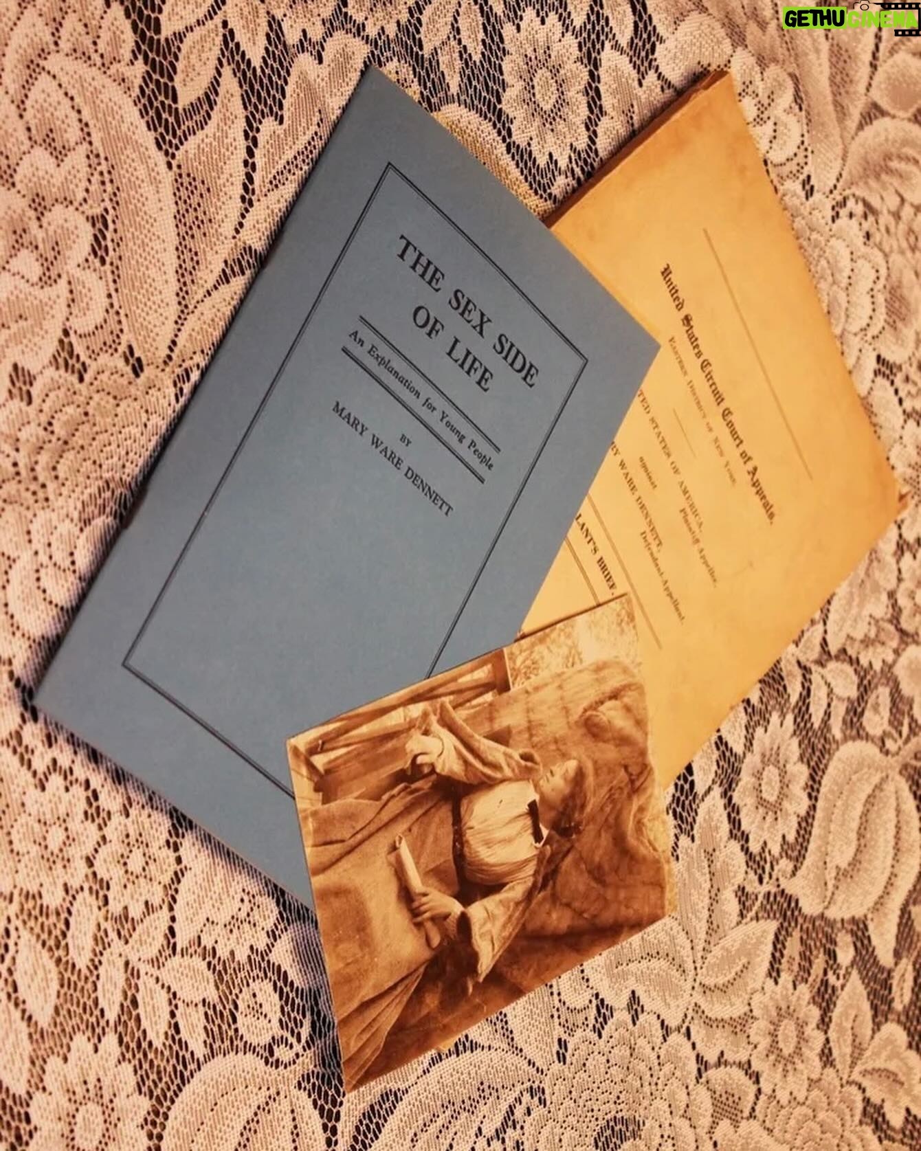 Kaia Gerber Instagram - A timely feature today… Our book of the week is actually a hundred year old sex ed pamphlet and spotlight on a woman who - ahead of her time - advocated for social reform and women’s reproductive rights. In 1915, Mary Ware Dennett wrote a revolutionary educational essay, “The Sex Side of Life: An Explanation for Young People” and later, “Birth Control Laws” – a look into the legal aspect of women’s reproductive rights. She believed this information should be available to the women and young people it affected. Of course, this was controversial to the conservative public. On April 23, 1929, Dennett faced a jury in violation of the Comstock Act, which prohibited “obscene, immoral or indecent” material from being distributed through the US postal system. Dennett’s lawyer argued that the pamphlet was NOT obscene, and restricting her pamphlet from being distributed violated her freedom of speech. Despite this argument, Dennett was fined $300… which she refused to pay. In 1930, an Appeals court judge ruled that the idea that sex education should not be restricted - deeming her essay decent. Dennett’s conviction was dropped. Exactly 109 years after the pamphlet was written, we are revisiting Dennett’s story because women’s reproductive rights are yet again being challenged. Today in a Supreme Court hearing, safe and regulated access to medication that was used in nearly two-thirds of all abortions in the U.S. last year is deeply at risk. Mary Ware Dennett’s century old argument is more relevant today than ever: regardless of one’s views on sex education, birth control, or abortion – we should continue to fight for people to be informed and protected.