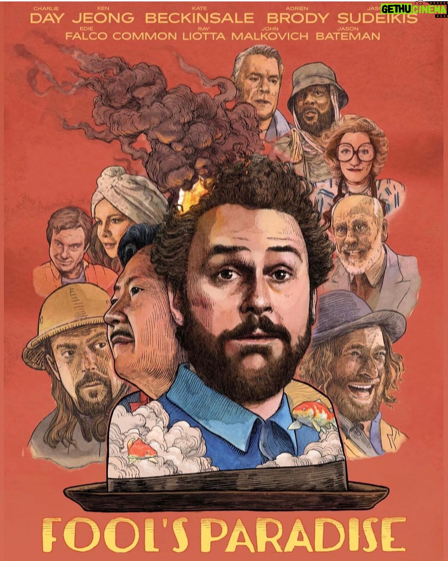 Kaitlin Olson Instagram - Two ridiculously talented friends! Two incredible movies! Go see @charlie_day and @glennhowerton in #FoolsParadiseMovie and #BlackBerryMovie this weekend. Both in theatres tomorrow. Please God don’t just see one and not the other. Somehow it will be my fault.