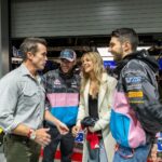 Kaitlin Olson Instagram - What a wild weekend. Thank you for having us, @f1 ! And thank you for letting me drive, @alpinef1team !!* *that last part didn’t happen.