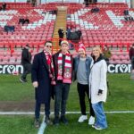 Kaitlin Olson Instagram - Bring your kids to work day! Great win last night….ONE MORE!! @wrexham_afc @wrexhamfx #upthetown 📸: @stras79