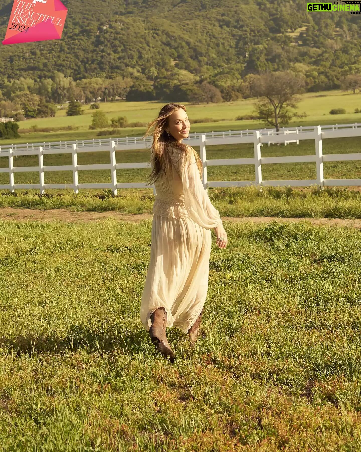 Kaley Cuoco Instagram - Thank you @people for including me this year! This was such a special day at our very special ranch 🐴 . @brianbowensmith you and your team brought magic , capturing each animal in their perfect element. I couldn’t ♥️ you more … thank you beautiful team!! @emmamadelineross @bradgoreski @jamiemakeup @kikihaircutter @traceywade10 @nicksegodi ( check my bio if you wanna see full video and BTS of the ranch including all our glorious little animals) 🐐 🐷 🐮 🐴 🐔 🐰
