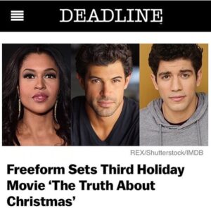 Kali Hawk Instagram - 🤗It's #Xmas in July! Having so much fun with #ChicagoFire bae @DamonDayoub and #TheGoldbergs comedy bae @Ali_Ghandour 🎬✨ Director @JayKaras is one of the best directors in #comedy 💁🏽so needless to say I'm playing one of the craziest characters I've every played 😆and I love it! 💓Thanks @gfraiche1 @michaeltesta8 @marvistaent and @freeform for making this dark, edgy comedy 💃🏽and breaking all the rules! 💋