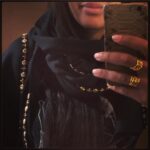 Kali Hawk Instagram – 😎Finishing the new #medieval scarves for the @H.CROWNE x @HaroldKensingtonLondon collaboration. More to come! #ProtectYoNeck #24k #jewelry #fashion #clothing #showmeyourrings #gold #fun 🎉