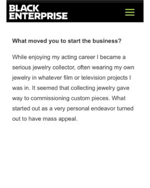 Kali Hawk Instagram - 😎It’s not everyday you get to weave “I lead a very monastic lifestyle” into an interview about business. Thank you @BlackEnterprise for the opportunity. 🌟✊🏽