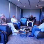 Kamal Haasan Instagram – Met Mr.Alfonso Cuaron my brethren and an offspring from the same mother “cinema “We spoke cinema ,cinema and more cinema .I shared my joy over lunch along with the seasons mangoes and some of my fraternity Mr.Maniratnam ,Mr.A.R.Rahman ,Mr.Ravi K Chandran , Mr. Mahendran, Mr. Narayanan, Ms.Aditi Rao Hydari,Mr.Siddharth and Ms.Amritha .“Alfonso meets Banganapalli “quipped Mr.Siddharth. @alfonsocuaron