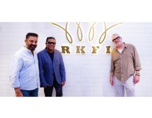 Kamal Haasan Instagram - Met Mr.Alfonso Cuaron my brethren and an offspring from the same mother “cinema “We spoke cinema ,cinema and more cinema .I shared my joy over lunch along with the seasons mangoes and some of my fraternity Mr.Maniratnam ,Mr.A.R.Rahman ,Mr.Ravi K Chandran , Mr. Mahendran, Mr. Narayanan, Ms.Aditi Rao Hydari,Mr.Siddharth and Ms.Amritha .“Alfonso meets Banganapalli “quipped Mr.Siddharth. @alfonsocuaron