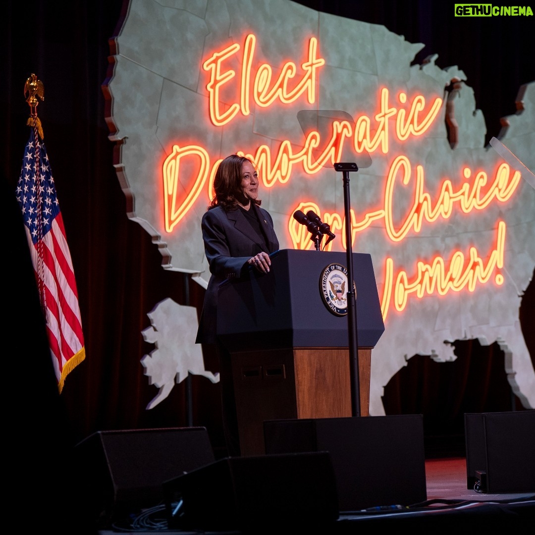 Kamala Harris Instagram - Momentum is on our side. Reproductive freedom has won in every election where it was on the ballot since Roe v. Wade was overturned. From California to Kentucky, the people of America have voted in favor of freedom.