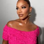 Kamie Crawford Instagram - Hi Barbie! 💕🎀💄🩷👛🦩 Sidenote: I can’t believe I never posted these. I have so many pics just sitting in my phone but my goal this year is to get them out into the universe. We’re doing it for the gram in 2024 so pls disregard the time lapses 😂🩷