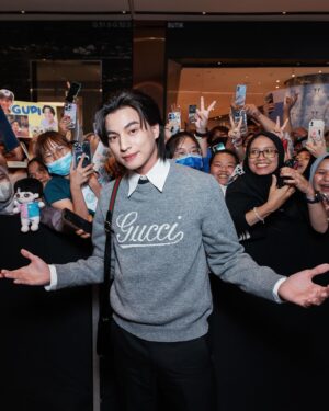 Kanawut Traipipattanapong Instagram - Good to see everyone here💚❤️ @gucci 
#GucciAncora
#GucciSS24
#GucciTRX