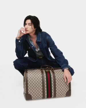 Kanawut Traipipattanapong Instagram - I am deeply honored to embark on my new journey as a brand ambassador for Gucci. I am truly grateful for this precious opportunity, as it turns my dream into reality. I will do everything with my best.💚❤️ @gucci