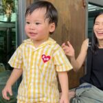 Kaneungnij Jaksamittanon Instagram - การกินทุเรียนครั้งแรกๆของน้องคิด อาการมันก็จะประมาณนี้ครับ นกหยิบจากสวน @foofong24