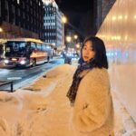 Kang Mi-na Instagram – 꽁꽁 얼어붙은 삿포로 위로 강미나가 걸어다닙니다😌🫶