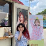 Kang Mi-na Instagram – 팬 분들이 보내주신 커피차👻

잘 먹을게요! 너무 고마워요🖤