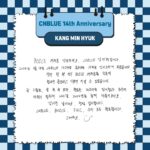 Kang Min-hyuk Instagram - BOICE 여러분 안녕하세요. CNBLUE 강민혁입니다. 2024년 1월 14일 CNBLUE 14주년을 축하하는 의미로 인사드리게 되었습니다. 작년 한 해 역시 BOICE 여러분들 덕분에 힘내서 활동하고 기쁘게 지낼 수 있었습니다. 늘 그렇듯. 올 한 해 또한, 행복한 14주년을 맞이함과 동시에 더욱더 힘차게 나아갈 2024년을 함께 만들어보아요. 감사한 날이네요. 정말 감사합니다. CNBLUE. BOICE. FNC. 우리 모두 행복합시다. 고마워요. :) ♡