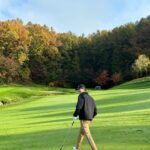 Kang Min-hyuk Instagram - 우리나라에서 가을 골프는 정말 최고.. 🇰🇷🍂🏌️‍♂️= 👍👍 @jlindebergofficial 멋진 옷 감사합니다! #ad #골프스타그램 #가을골프 #jlindeberg