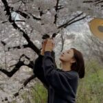 Kang So-ra Instagram - 짬내서 벚꽃구경 2주가아니라 2달동안 피어있으면 얼마나 좋을까