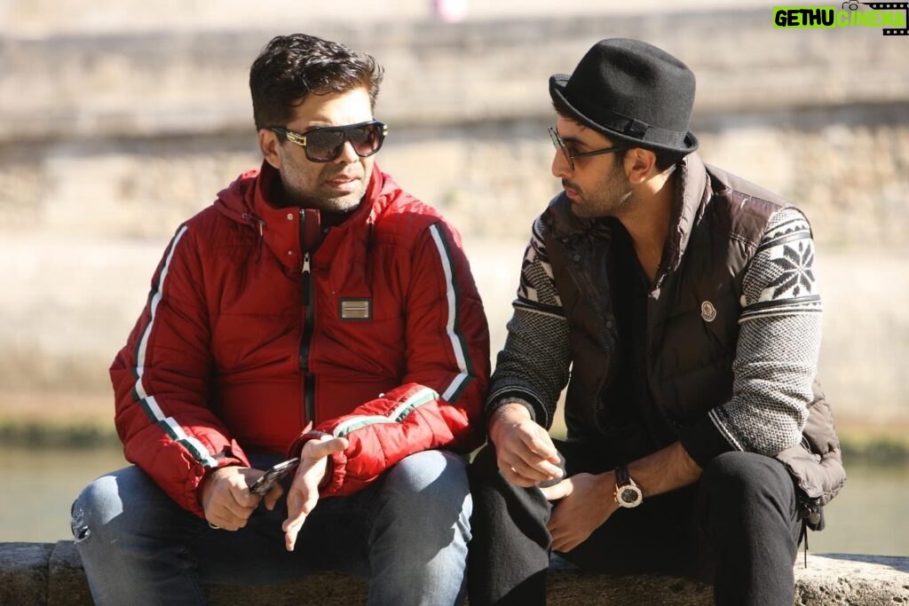 Karan Johar Instagram - Ae Dil hai Mushkil will always be personal to me… It was all my life learnings about falling in love, dealing with unrequited love and also how resilient we can be even when the heartbreak feels so final… The experience of filming ADHM was one of my best on set experiences .. I got to know and understand “the Ranbir process” and deeply respect it…. He never let his homework or his hard work apparent to anyone … I got to know and love him as a person and appreciate his detachment from stardom or movie star trappings… his child like portrayal of a broken hearted lover went beyond the written word… Anushka and him were such a treat to direct … they have mutual friendship and respect which transcended from personal to celluloid perfectly! Anushka is pure hearted and that always come through on screen..I always wanted to direct Aishwarya and she gave Saba so much dignity , poise and beauty ! Will always be immensely grateful to her for accepting to play the part instantly and with so much love and team spirit ..I look back at the days of filming ADHM with a big smile and a cathartic heart … the music will live on and I can take no credit from the magic and genius of Dada and Amitabh … Is film ke zikar ka zubaan pe swaad rakhna ….