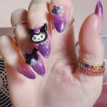 Karen Bachini Instagram - Garrinhas do mês 💅 no @studiobruxona, feito por @purpleu_nail 💜