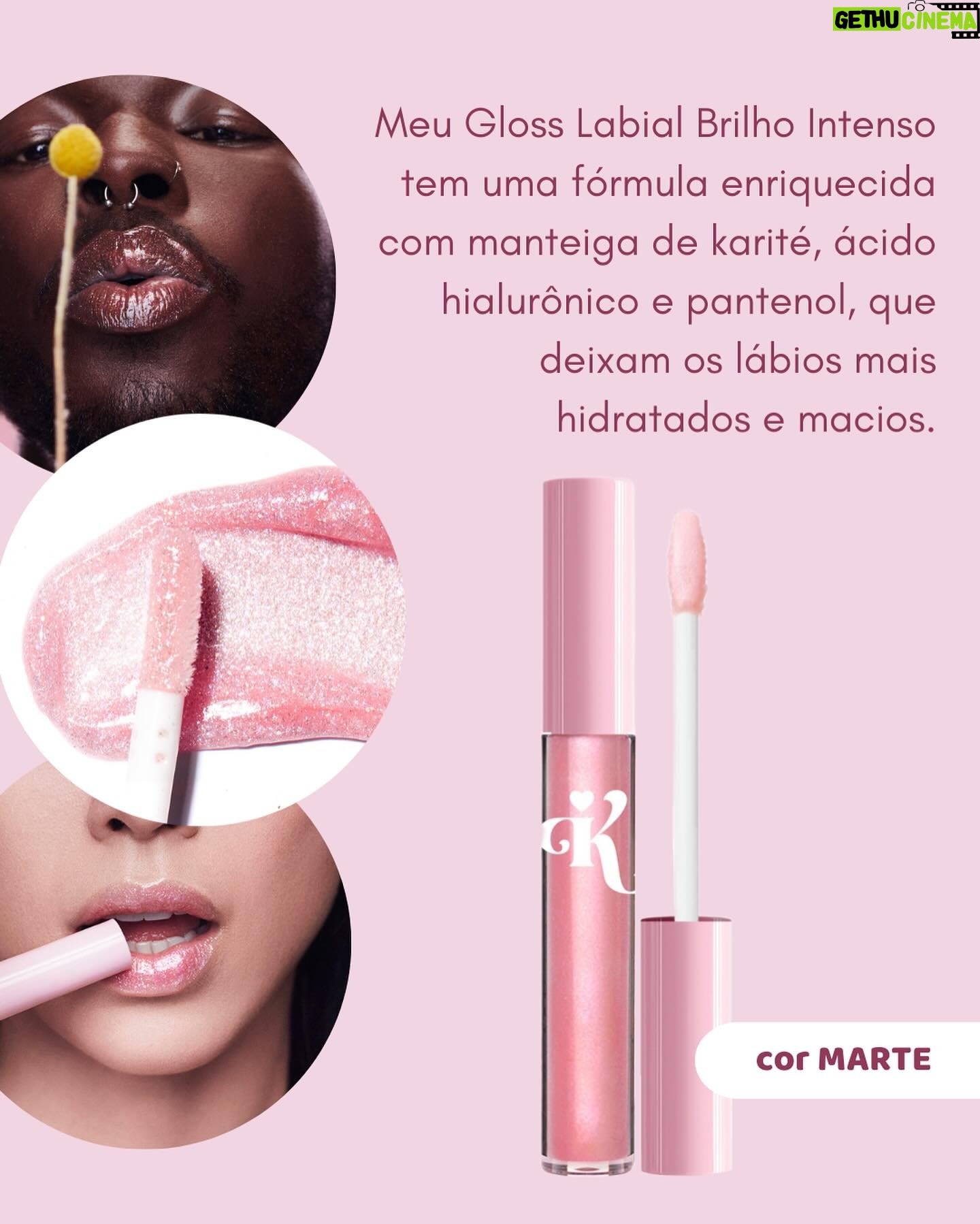 Karen Bachini Instagram - Tudo sobre meu gloss @karenbachinibeauty 🥰🩷 Quem aí também é apaixonadx por ele?! Ah, e tá rolando promoção no site da @karenbachinibeauty nesse mês do beijo - na compra de dois batons, vocês ganham um tattoo gloss, até dia 14/04 💕