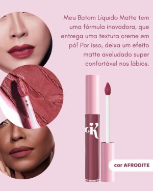 Karen Bachini Instagram - O Batom Líquido Matte @karenbachinibeauty é perfeito para qualquer ocasião 🥰🩷 Me conta aqui nos comentários qual sua cor favorita!