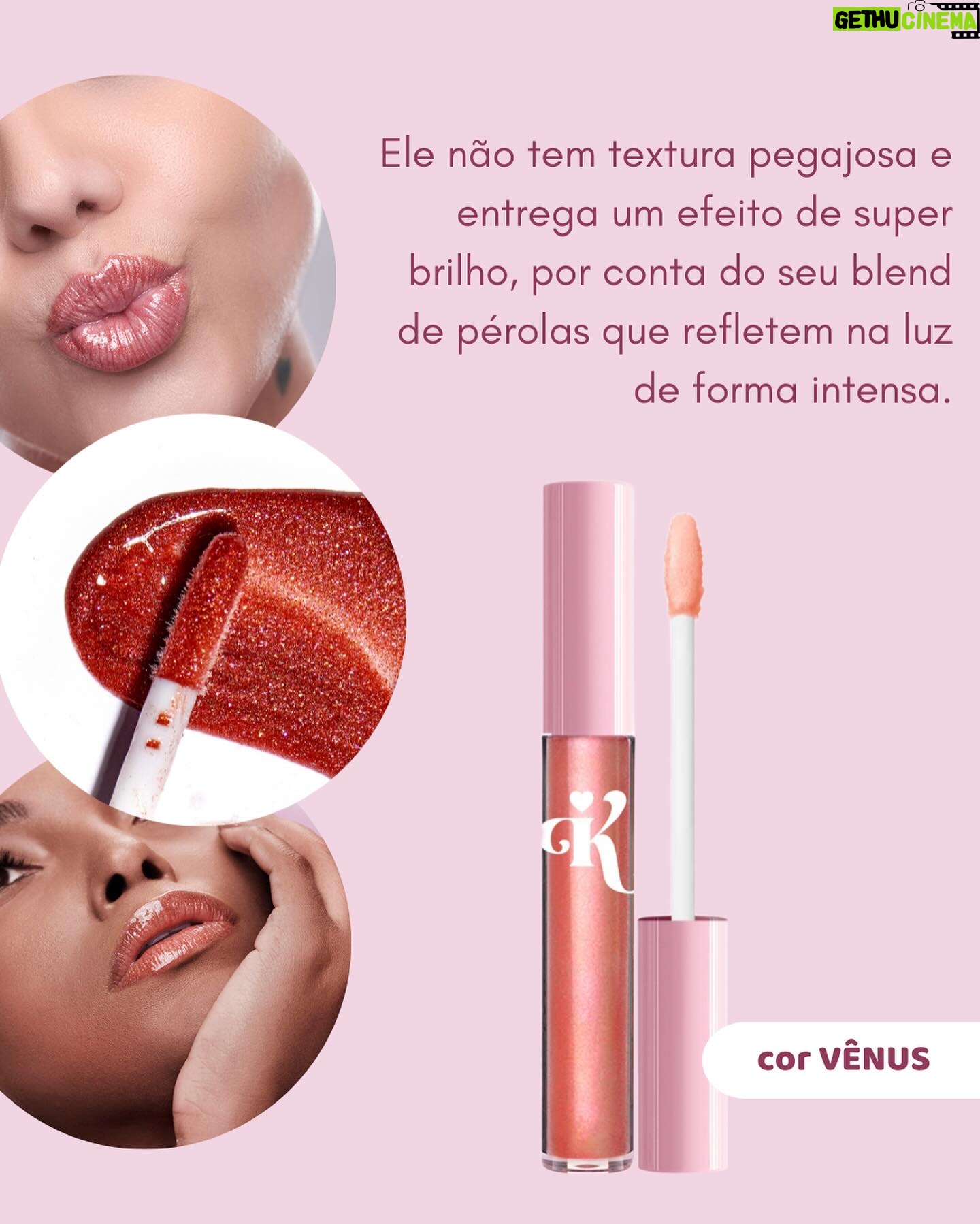 Karen Bachini Instagram - Tudo sobre meu gloss @karenbachinibeauty 🥰🩷 Quem aà também é apaixonadx por ele?! Ah, e tá rolando promoção no site da @karenbachinibeauty nesse mês do beijo - na compra de dois batons, vocês ganham um tattoo gloss, até dia 14/04 💕