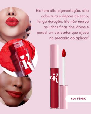 Karen Bachini Instagram - O Batom Líquido Matte @karenbachinibeauty é perfeito para qualquer ocasião 🥰🩷 Me conta aqui nos comentários qual sua cor favorita!