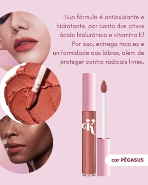 Karen Bachini Instagram - O Batom Líquido Matte @karenbachinibeauty é perfeito para qualquer ocasião 🥰🩷 Me conta aqui nos comentários qual sua cor favorita!