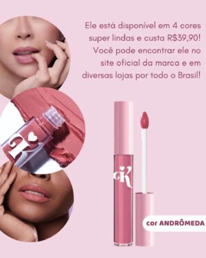 Karen Bachini Instagram - O Batom Líquido Matte @karenbachinibeauty é perfeito para qualquer ocasião 🥰🩷 Me conta aqui nos comentários qual sua cor favorita!