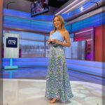Karen Doggenweiler Instagram - Comienzo de semana en @muchogustomatinal ✨ - Look @jo.and.fire 👈🏻 Joyas @culto_semijoya 👈🏻 Sandalias @carolinaherrera 👈🏻