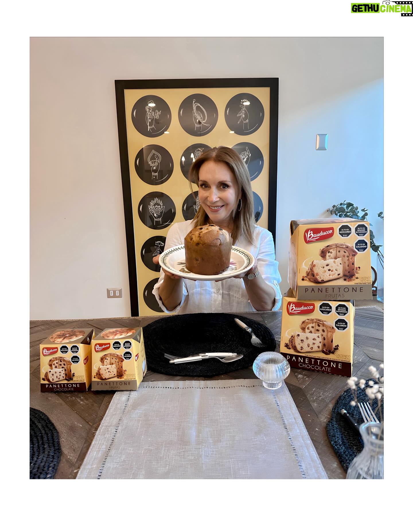 Karen Doggenweiler Instagram - La tradici贸n de tu mesa para esta Navidad junto a los #Panettone de masa madre de @bauducco.cl 鉂わ笍馃挮 #SentimientoDeFamilia #Bauducoo #ad