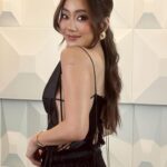 Karen Fukuhara Instagram - Always in awe of the talented creatives that I get to work with - thank you to these amazing people that made me feel confident during the panel! Hair: @ernestluiss Makeup: @arielpeimbert Styling: @marc_eram Outfit: @versace @kourh.co @byfar_official