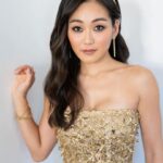 Karen Fukuhara Instagram - Getting ready for the Golden Globes yesterday Big thanks to my glam team @nhinako_makeup @dereksyuen @highheelprncess 🥹 felt so confident in this globes look and it’s all thanks to you ❤️ MVP Photographer @katielevinephoto thank you SO much for flying in to get these shots 📸 I am in awe of you!!! Thank you thank you thank you