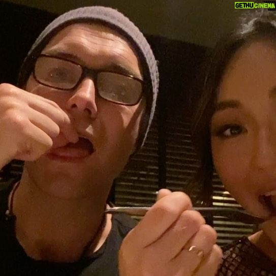 Karen Fukuhara Instagram - I don’t always eat ants, but when I do it’s with Antony Starr