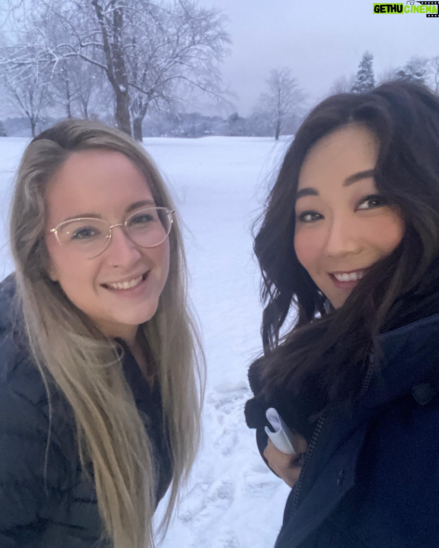 Karen Fukuhara Instagram - Other than almost getting my car stuck today, the snow’s been pretty good to us! ☃️
