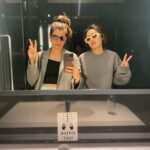 Karen Fukuhara Instagram - Bathroom selfies continue - guess who decided to join us