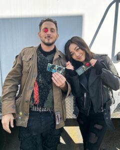 Karen Fukuhara Instagram - Happy Valentine’s Day from Frenchie & Kimiko ❤️ #kimchie #TheBoysTV