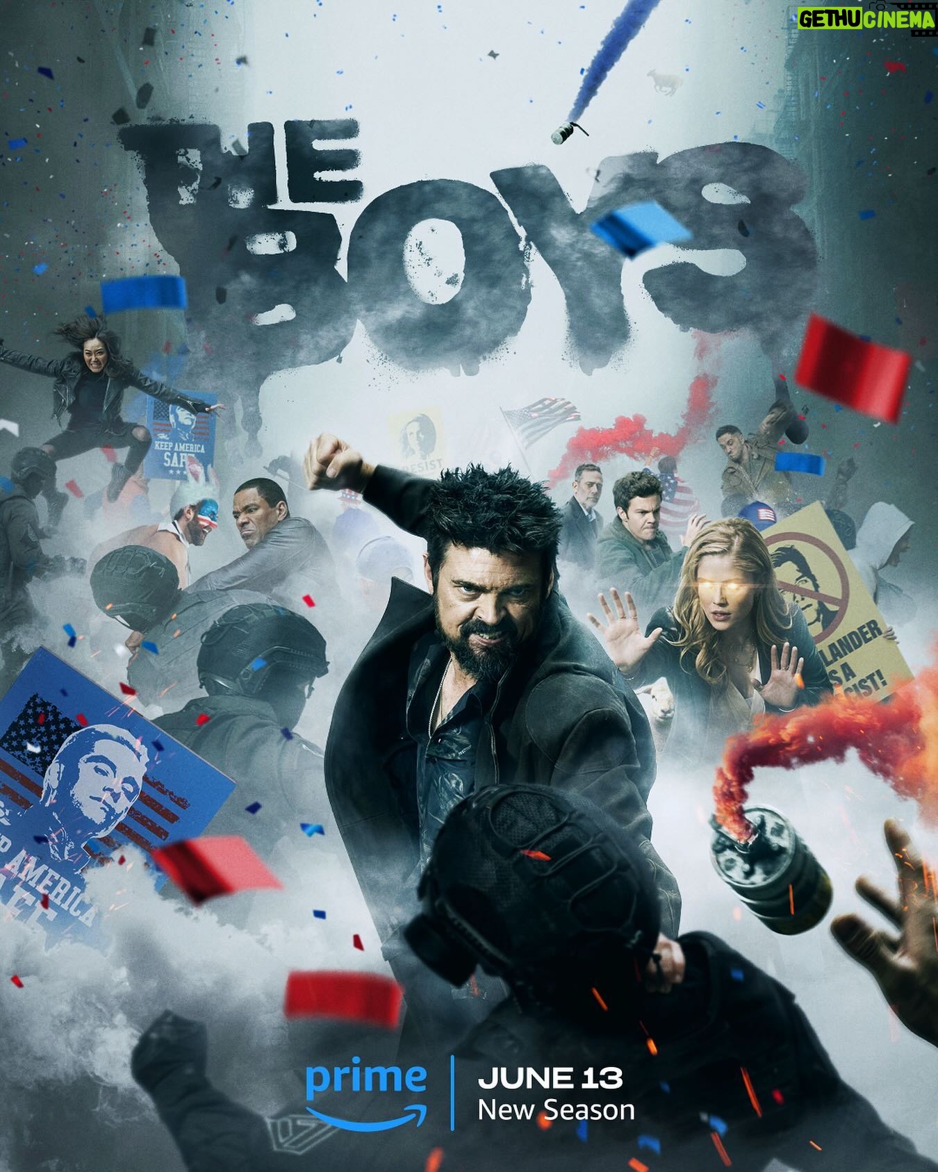 Karen Fukuhara Instagram - More chaos coming, and it ain’t controlled. The Boys Season 4 arrives June 13.