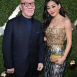 Karen Fukuhara Instagram - In honor of today - flashback to The Golden Globes with the one and only @joehisaishi.official Wishing THE BOY AND THE HERON team the best tonight🫶🏼